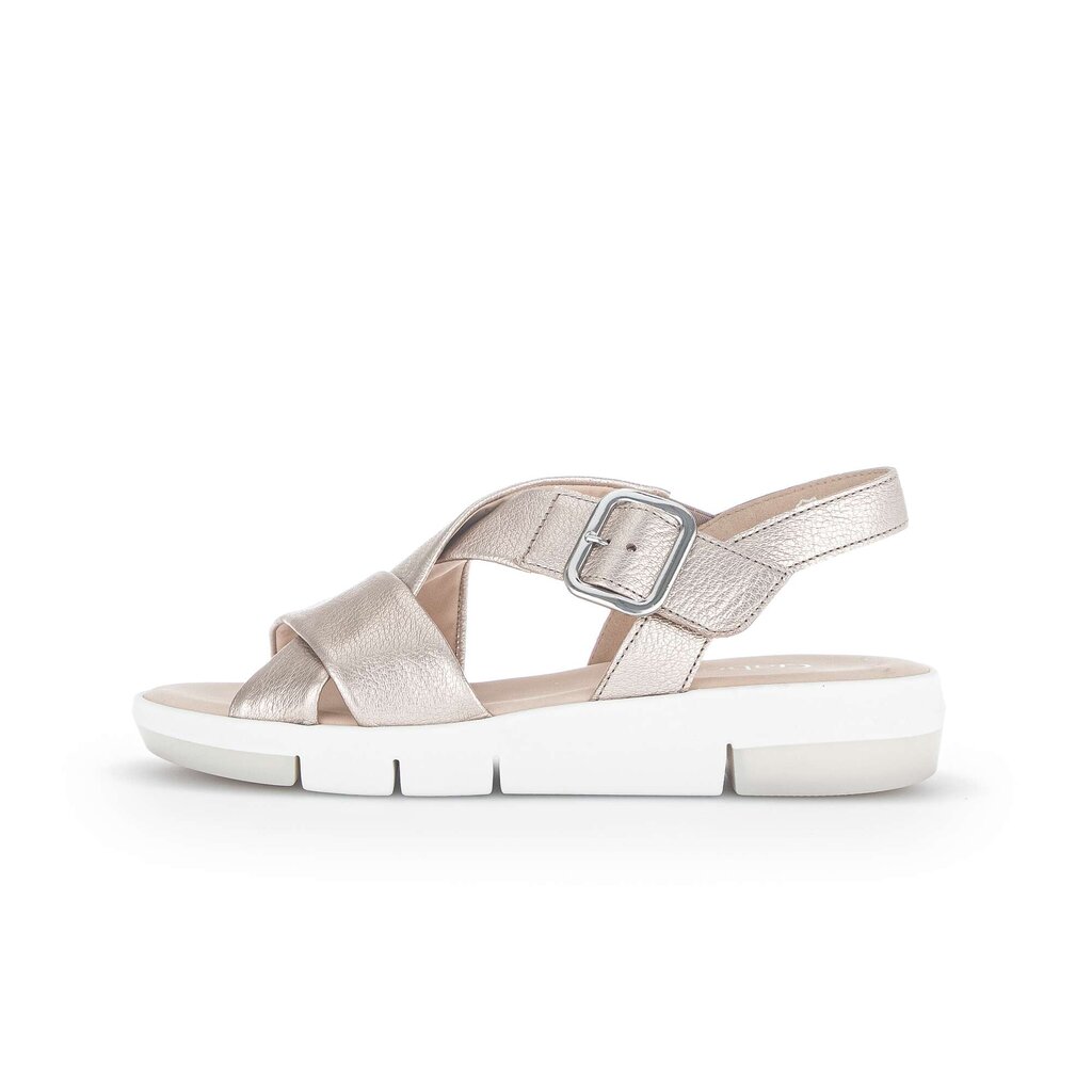 Pius Gabor Plateau Sandale beige