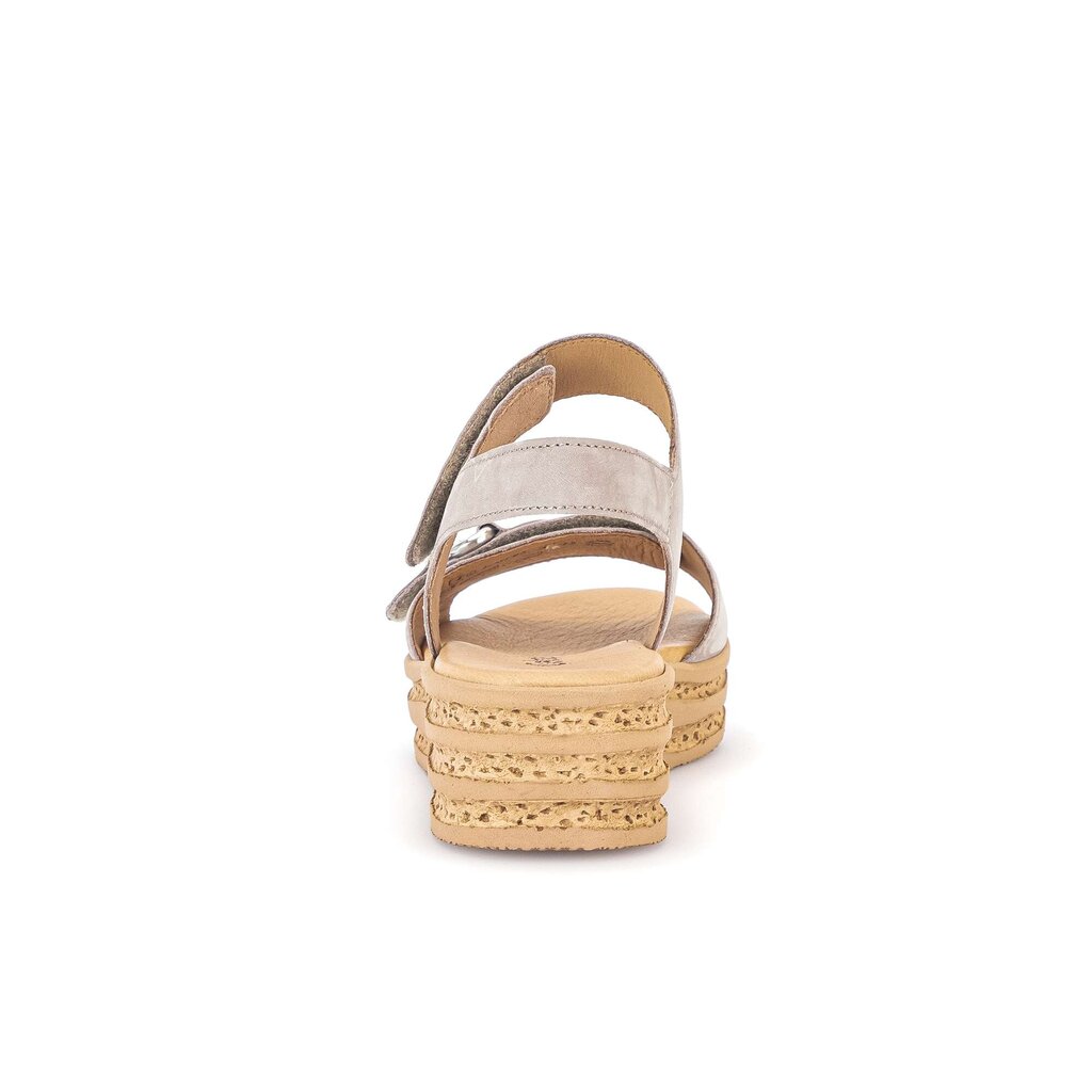 Pius Gabor Plateau Sandale Beige