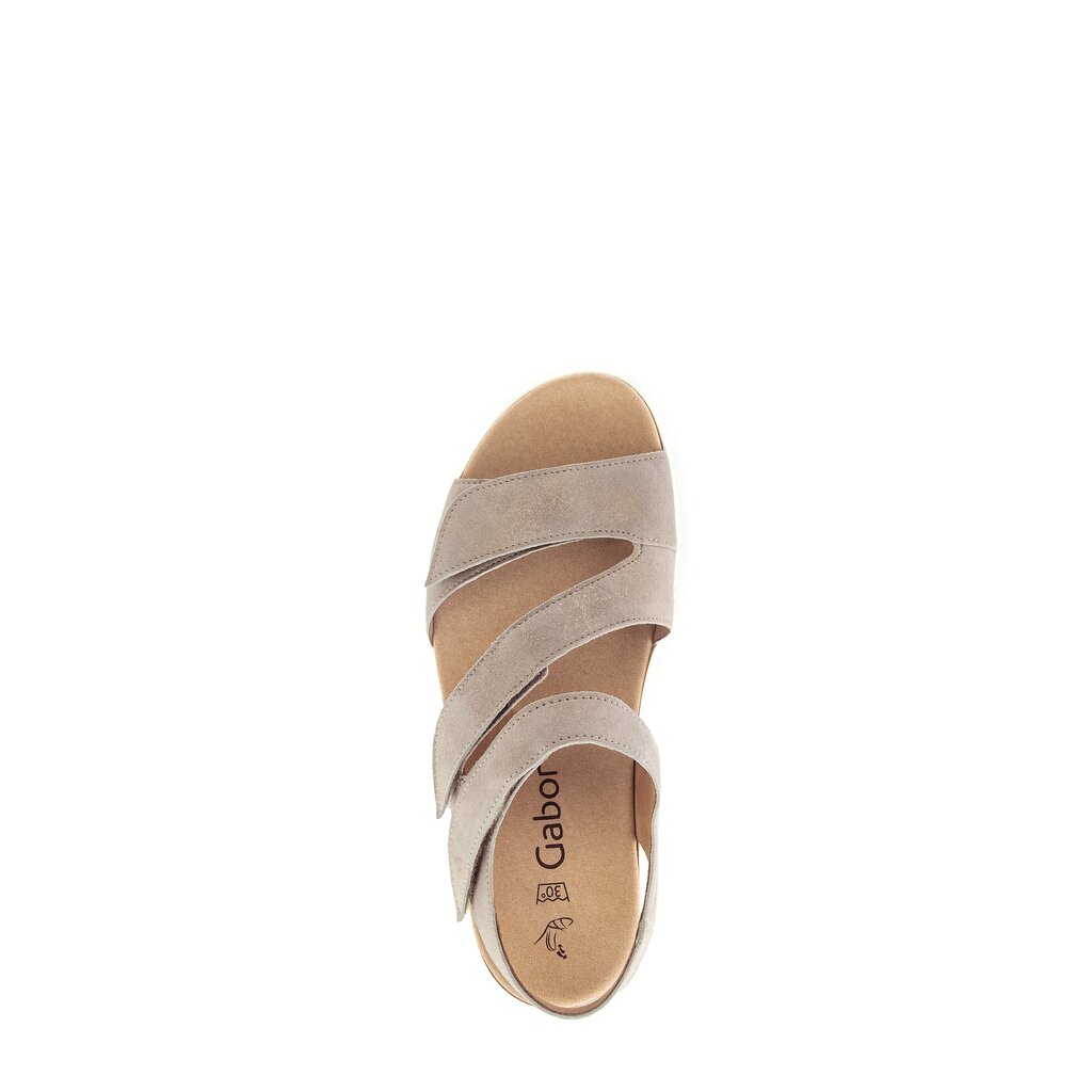 Pius Gabor Plateau Sandale Beige