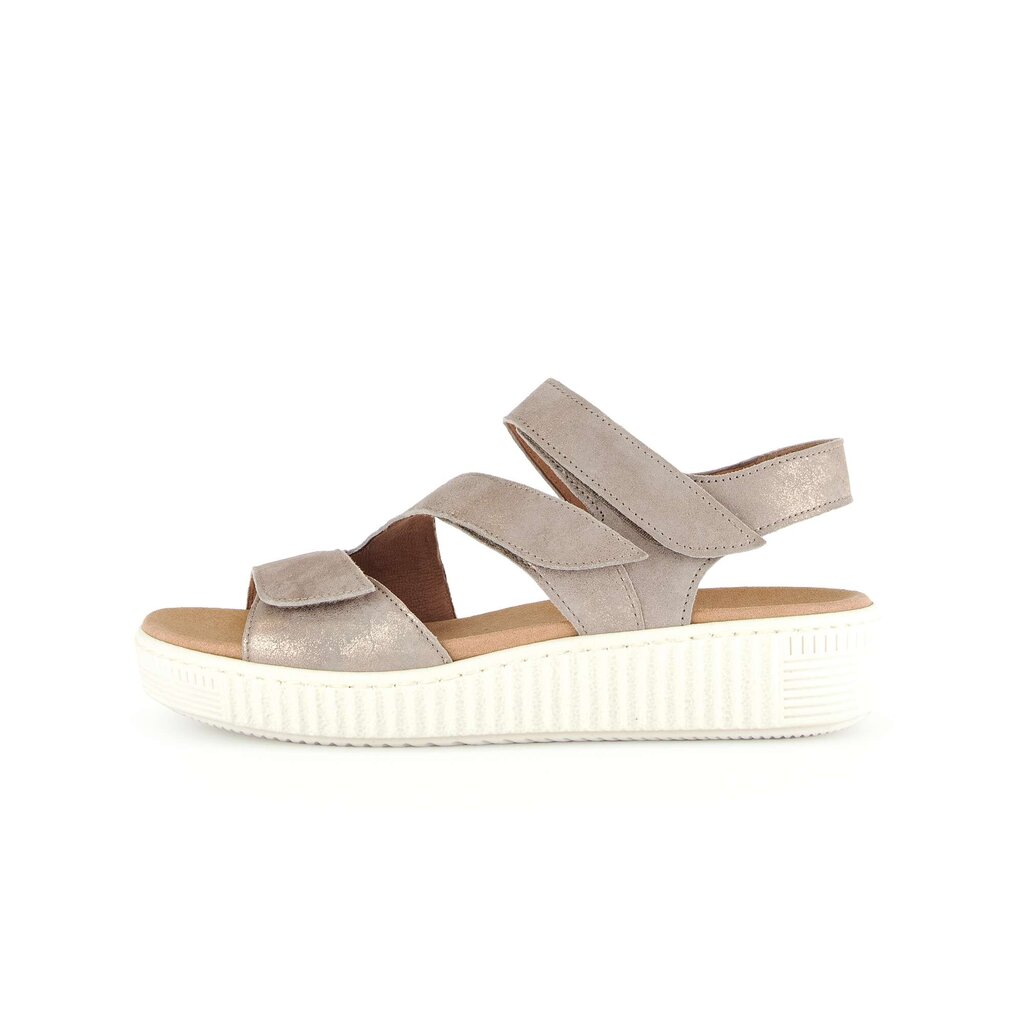 Pius Gabor Plateau Sandale beige