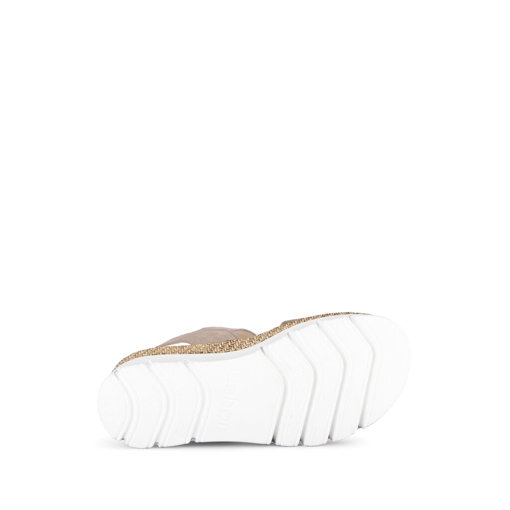 Pius Gabor Plateau Sandale Beige