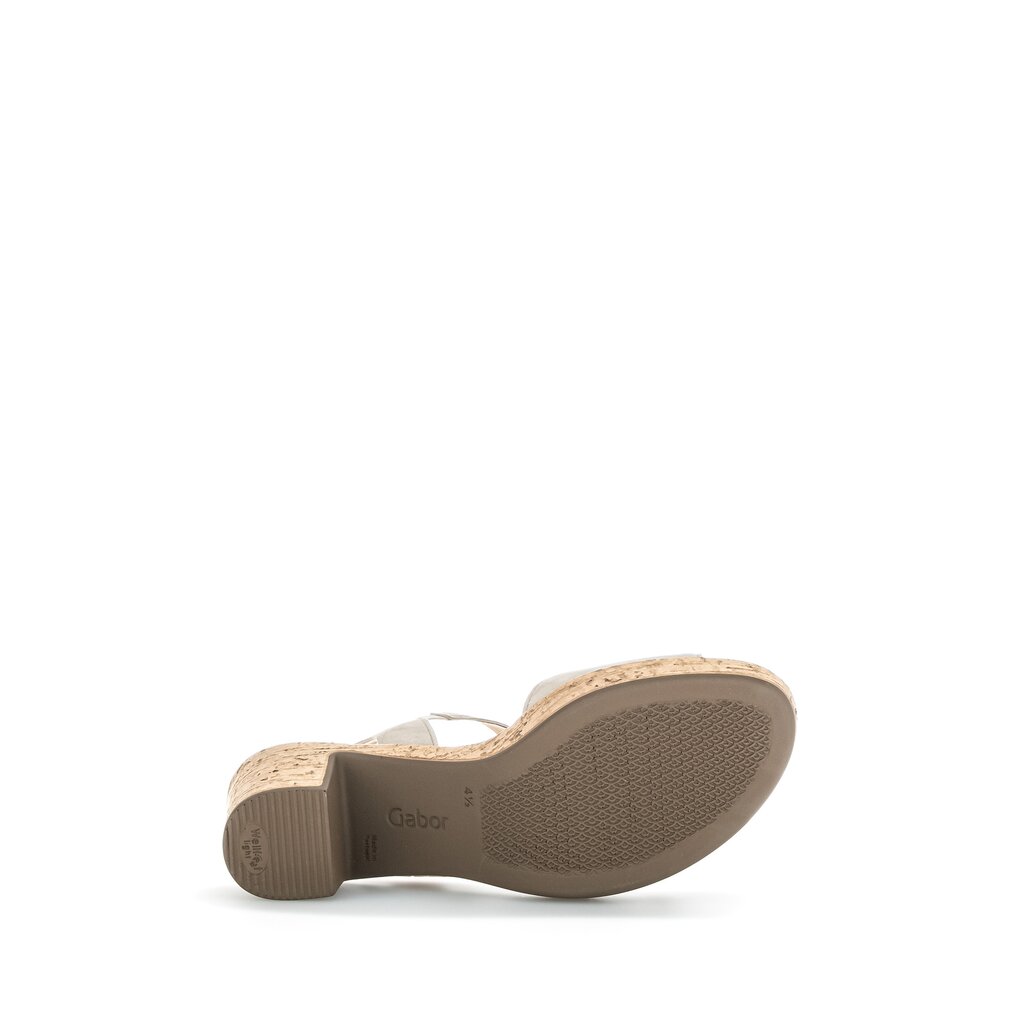 Pius Gabor Plateau Sandale Beige