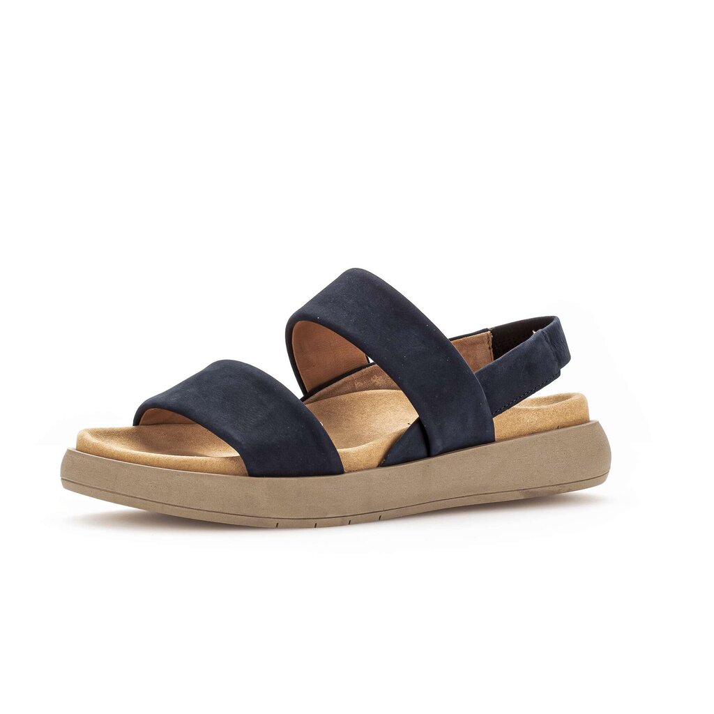 Pius Gabor Plateau Sandale Blau