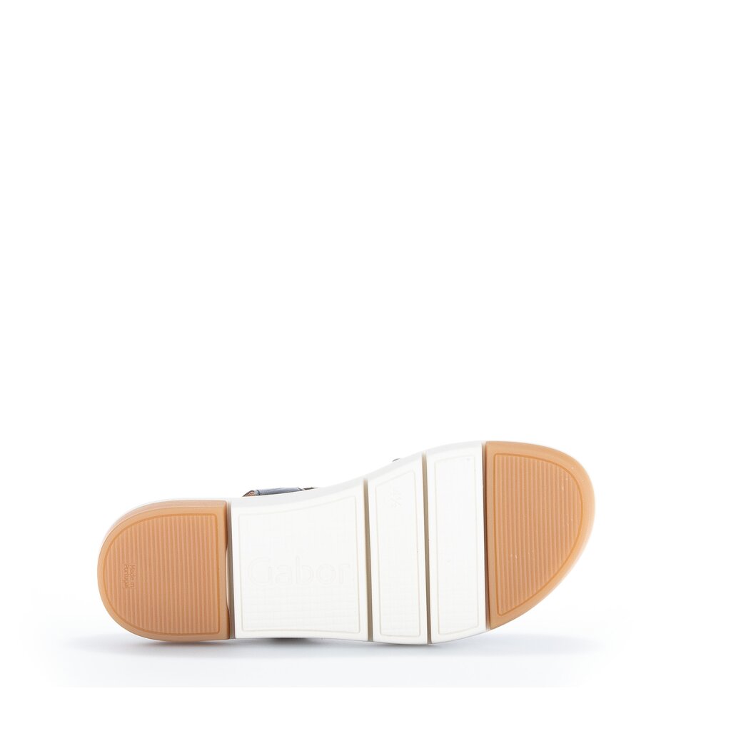 Pius Gabor Plateau Sandale Blau