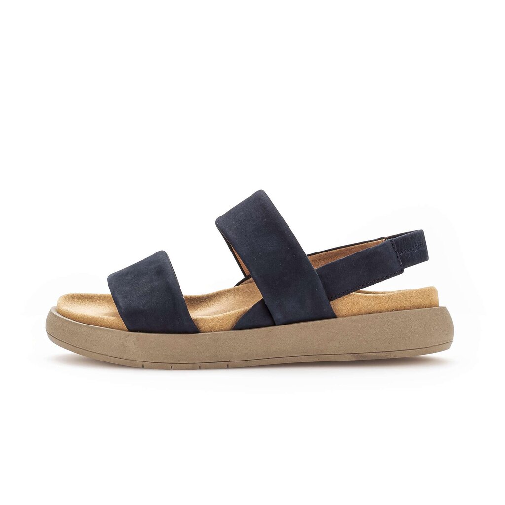 Pius Gabor Plateau Sandale blau