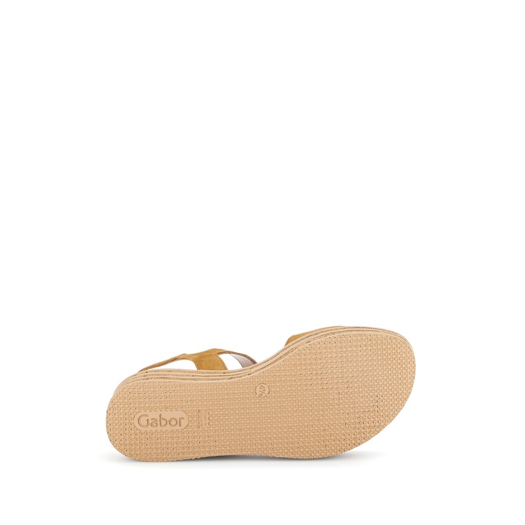 Pius Gabor Plateau Sandale Braun