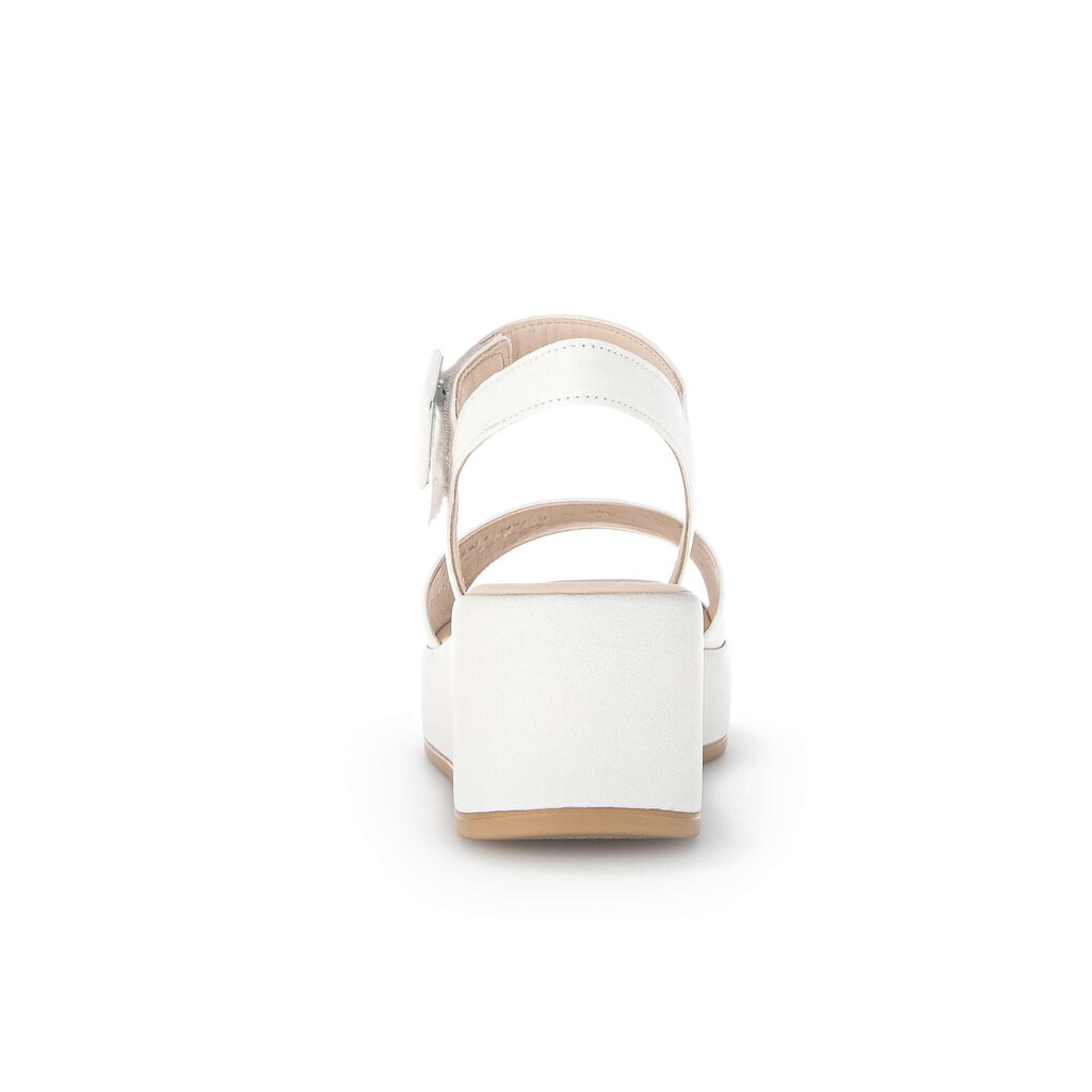 Pius Gabor Plateau Sandale Creme