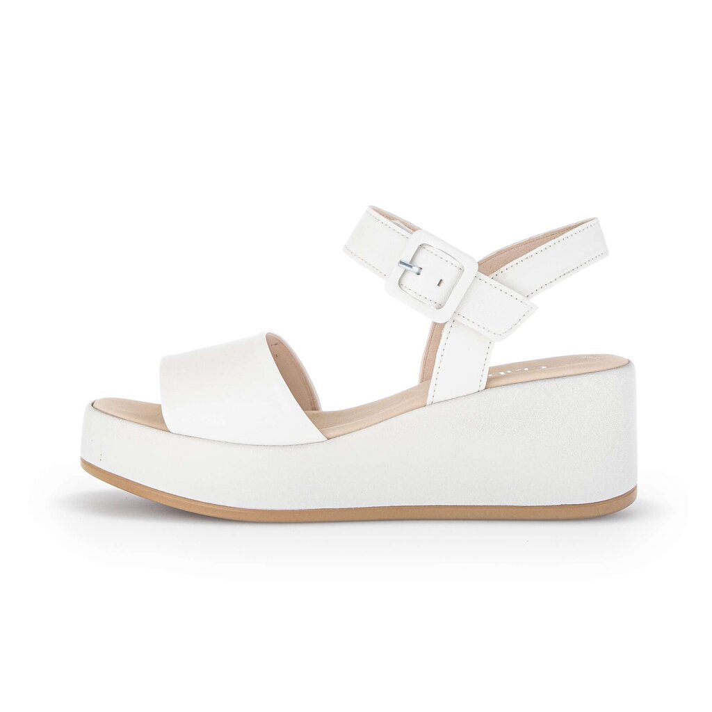 Pius Gabor Plateau Sandale creme