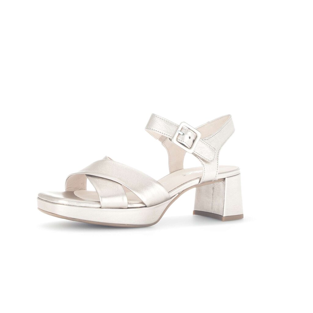 Pius Gabor Plateau Sandale Gold