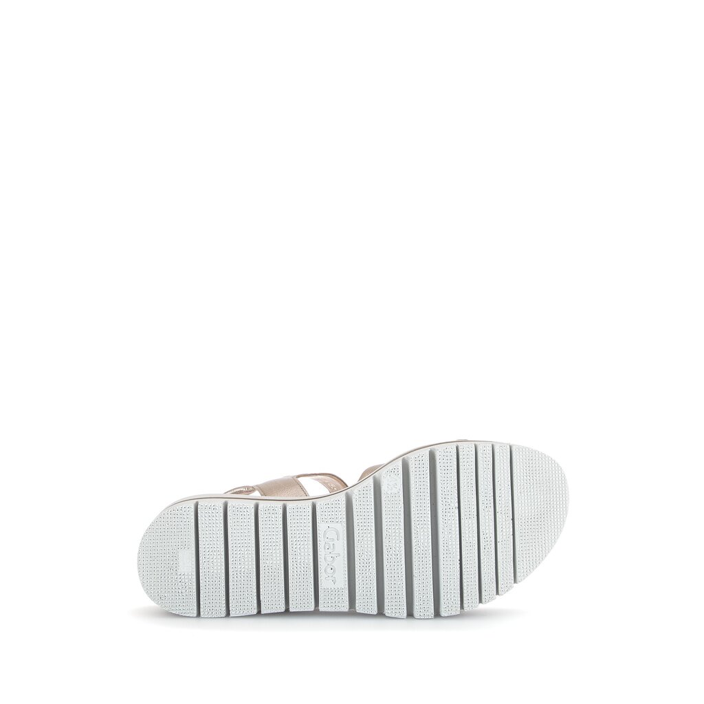 Pius Gabor Plateau Sandale Gold