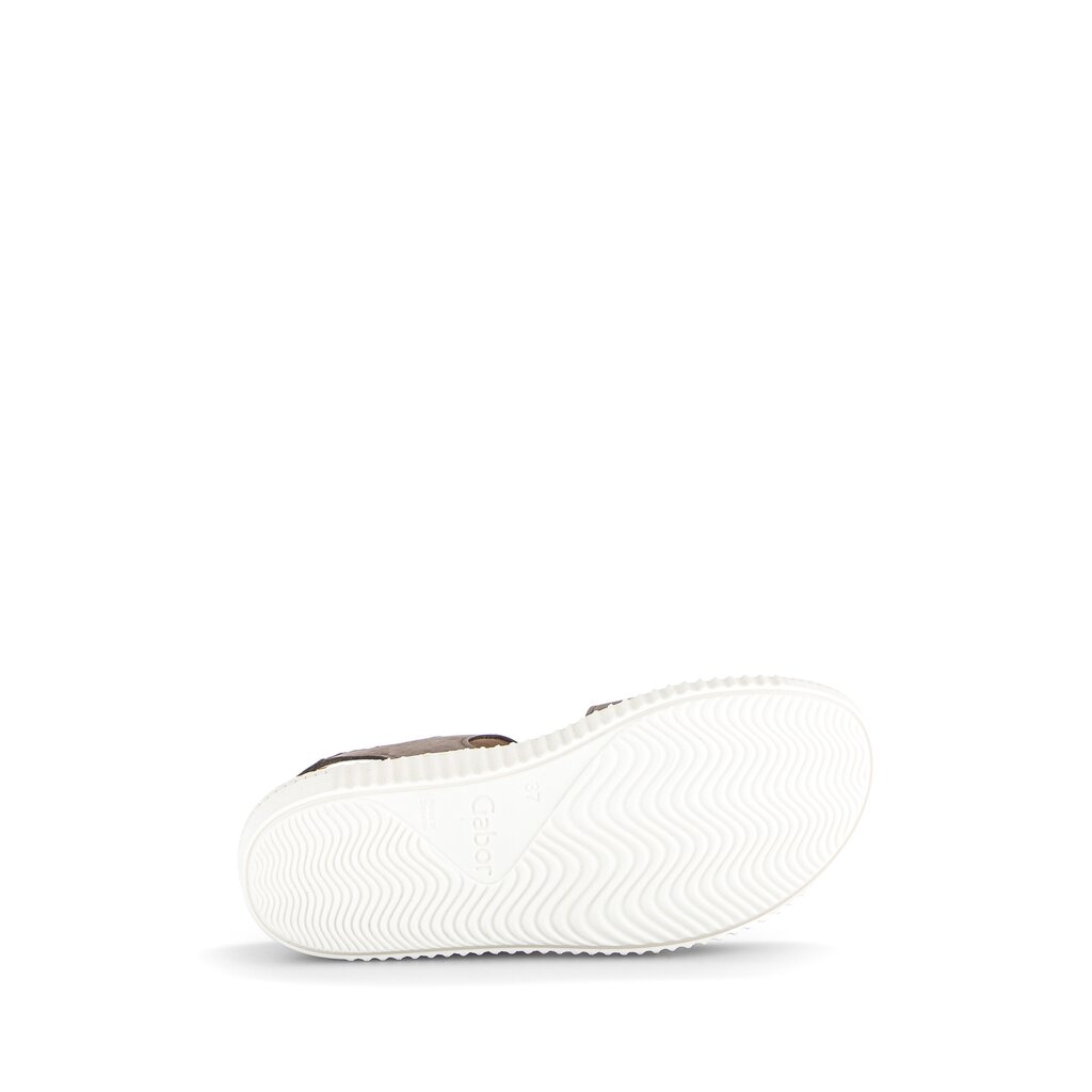 Pius Gabor Plateau Sandale Grau