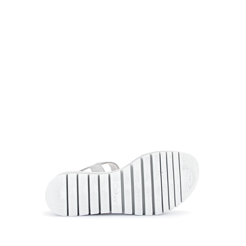 Pius Gabor Plateau Sandale Grau