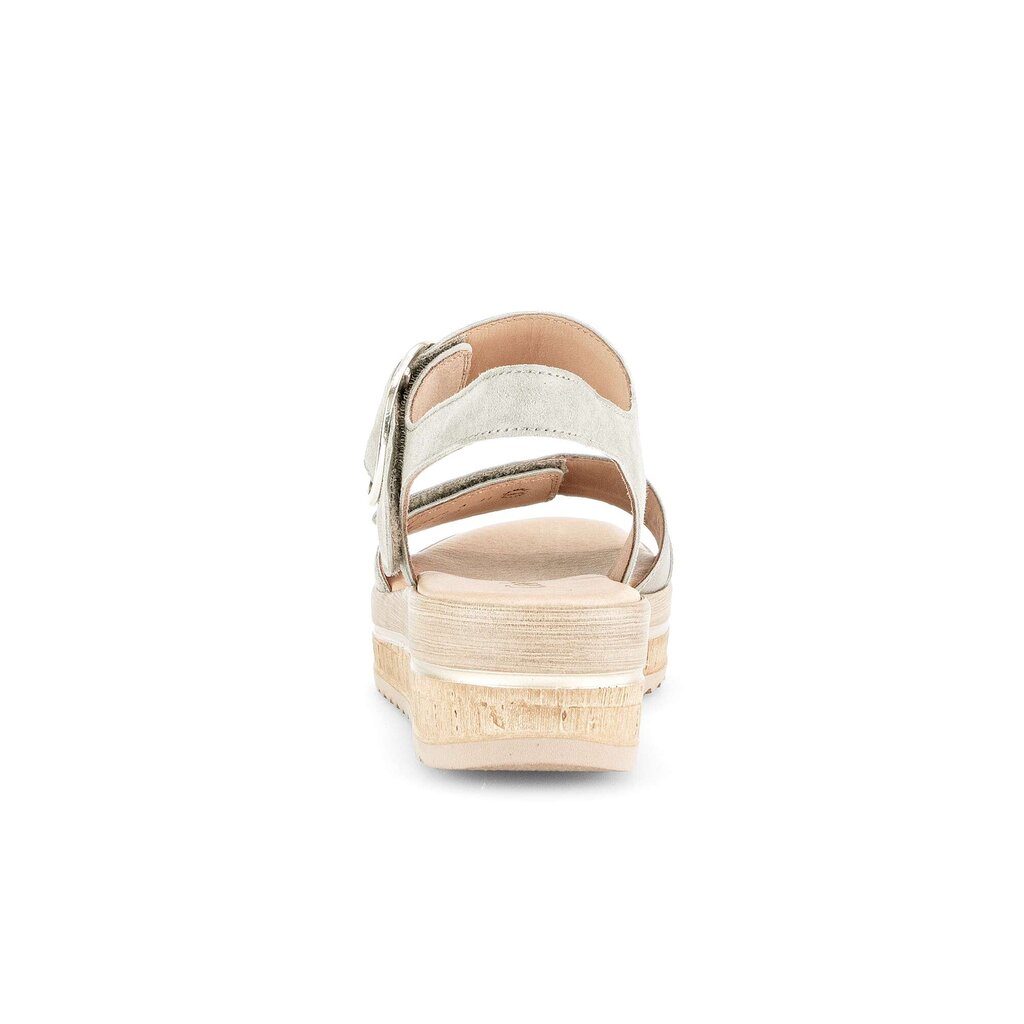 Pius Gabor Plateau Sandale Grün