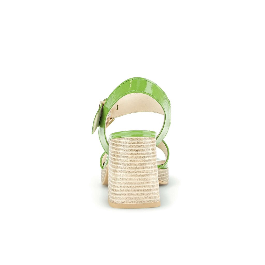 Pius Gabor Plateau Sandale Grün