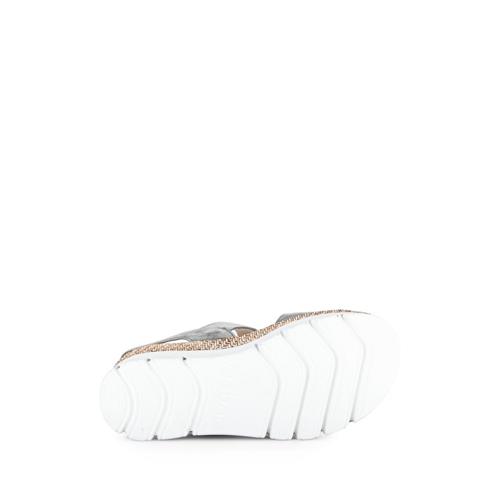 Pius Gabor Plateau Sandale Grün