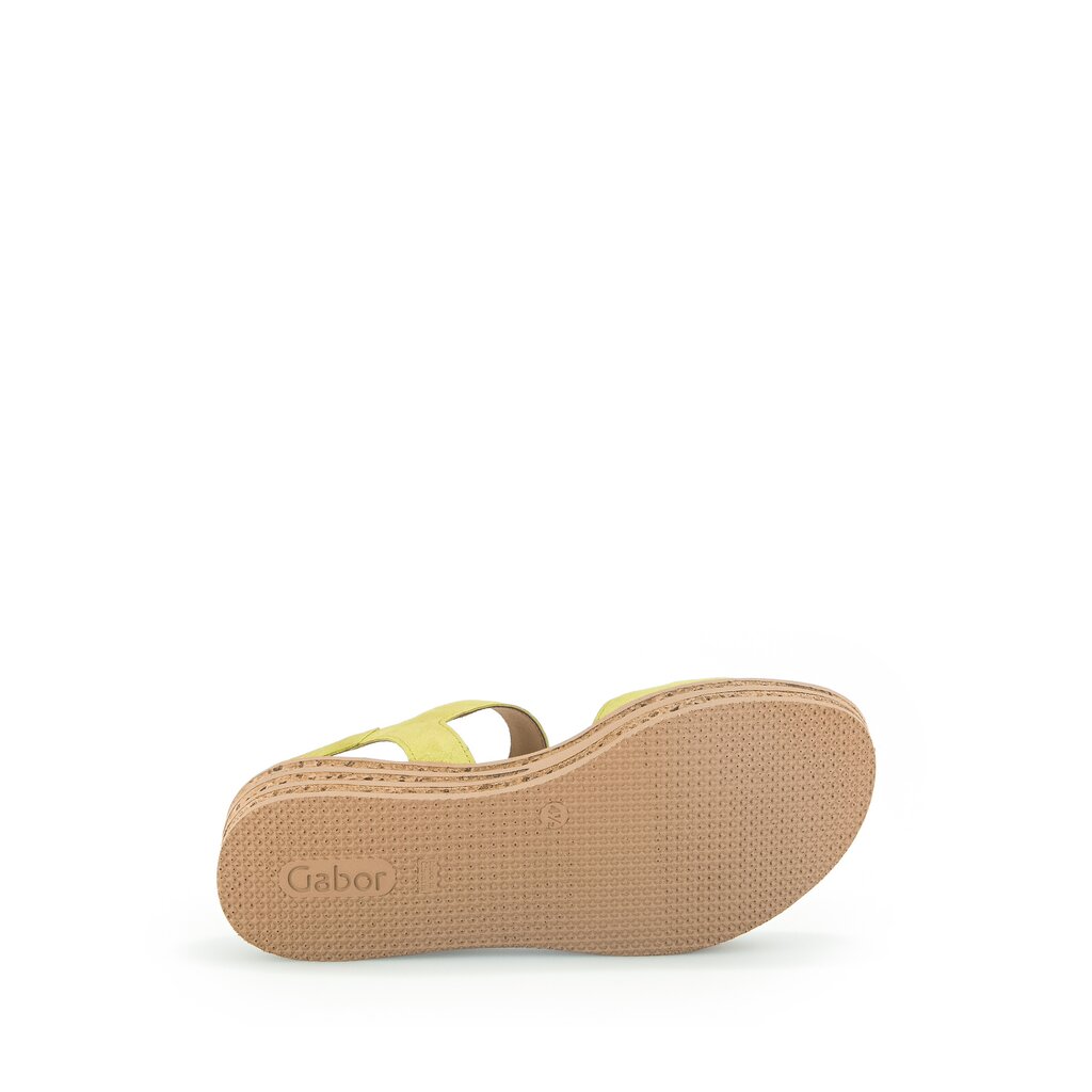 Pius Gabor Plateau Sandale Grün