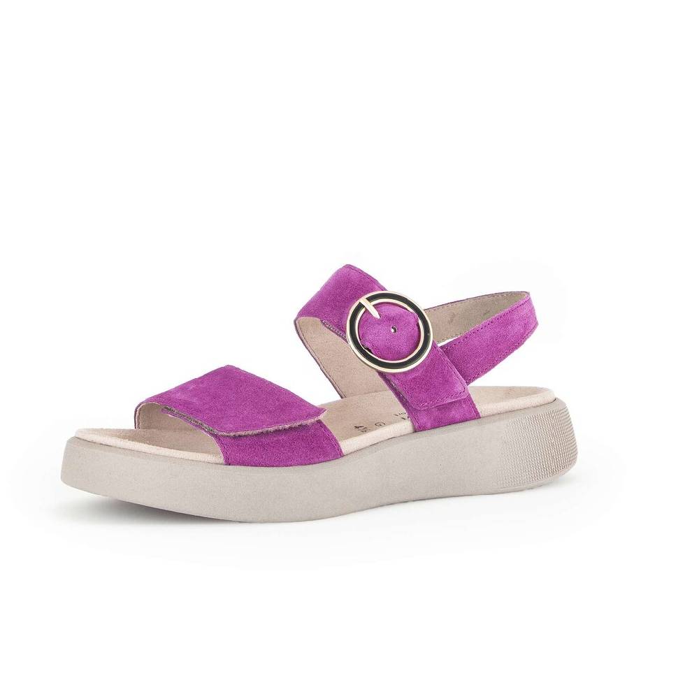 Pius Gabor Plateau Sandale Lila