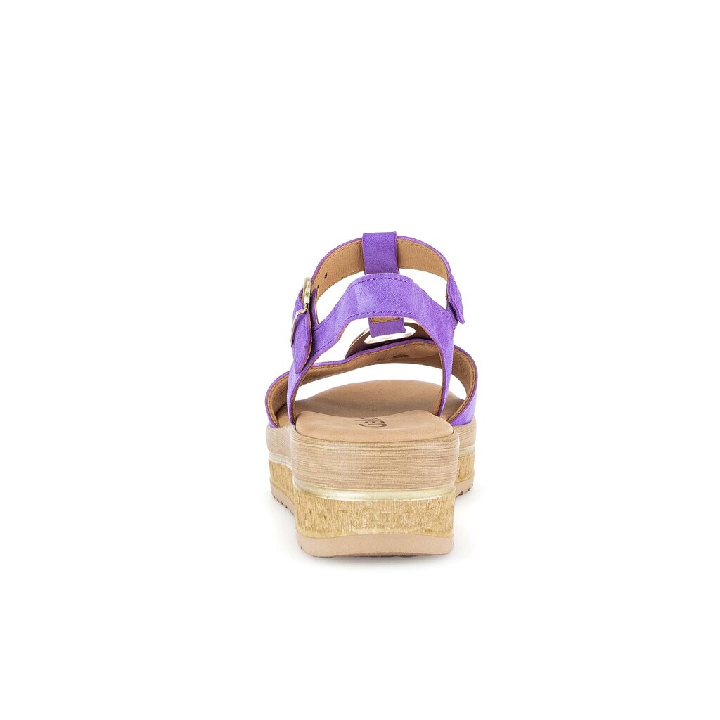 Pius Gabor Plateau Sandale Lila