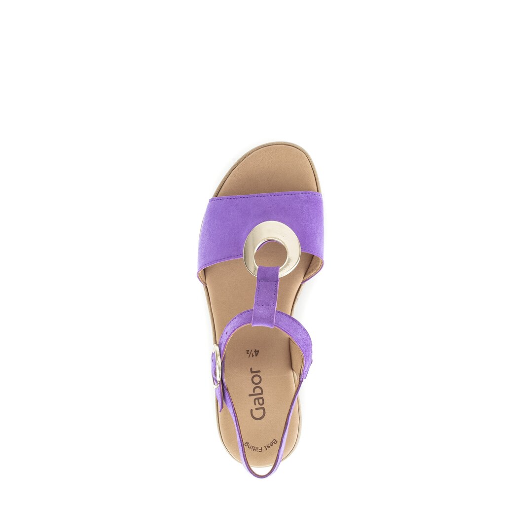Pius Gabor Plateau Sandale Lila