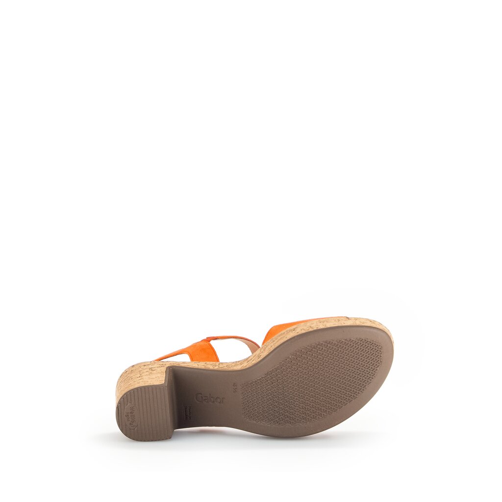 Pius Gabor Plateau Sandale Orange