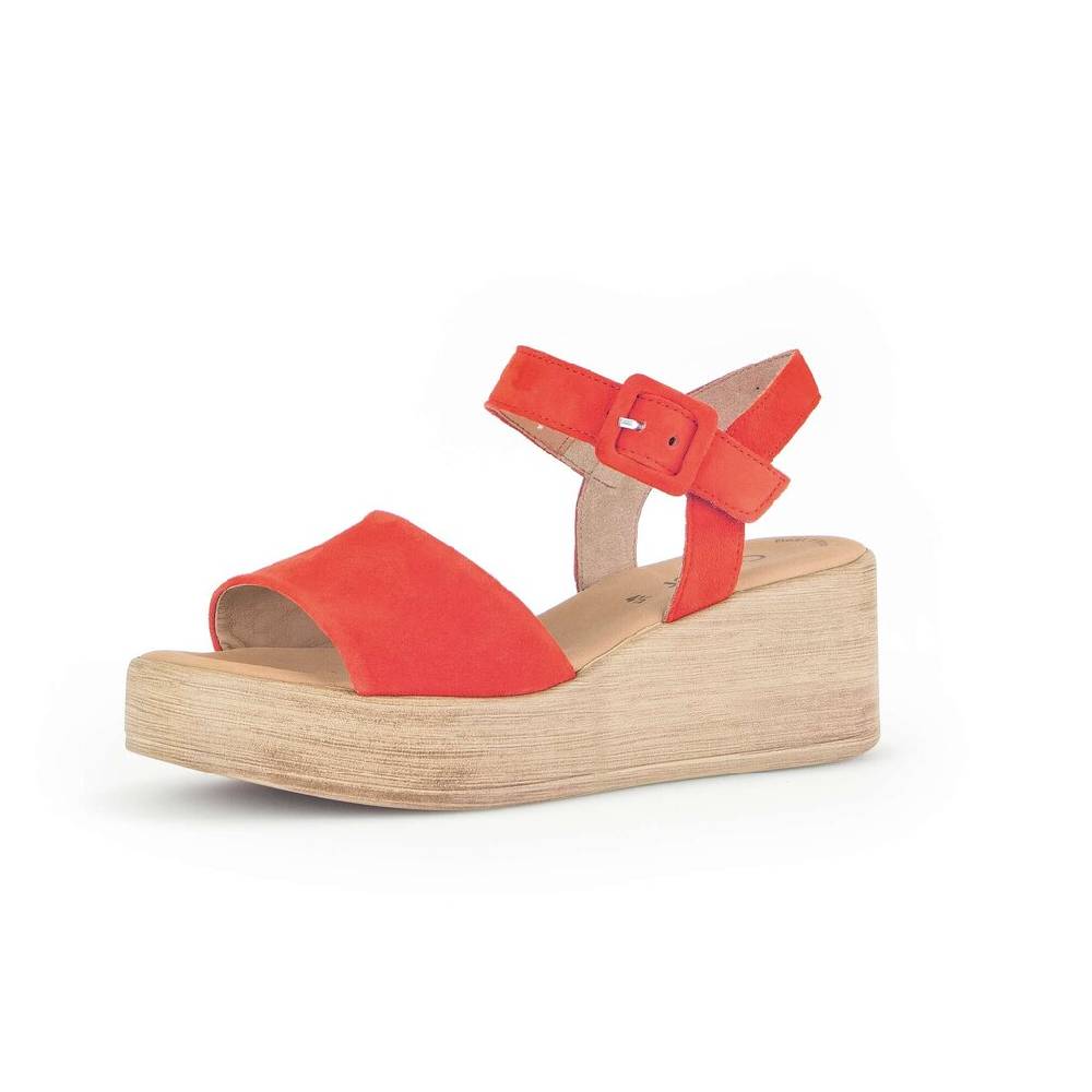 Pius Gabor Plateau Sandale Orange