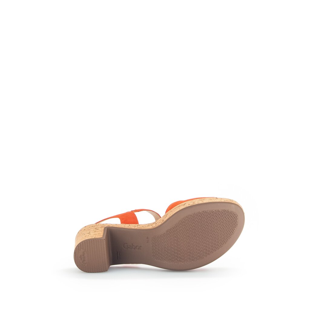 Pius Gabor Plateau Sandale Orange