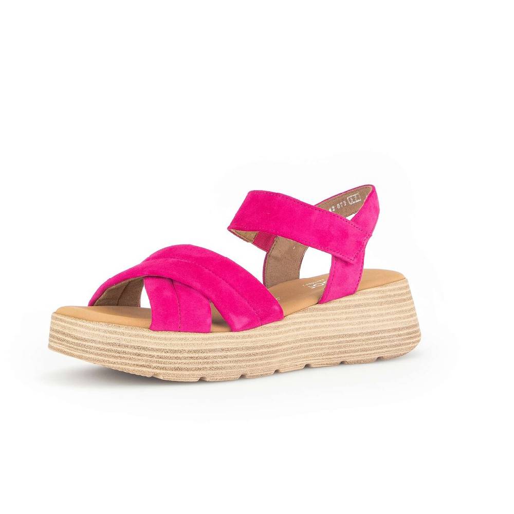 Pius Gabor Plateau Sandale Pink