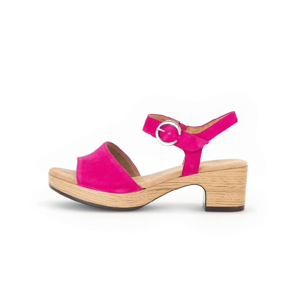 Pius Gabor Plateau Sandale pink