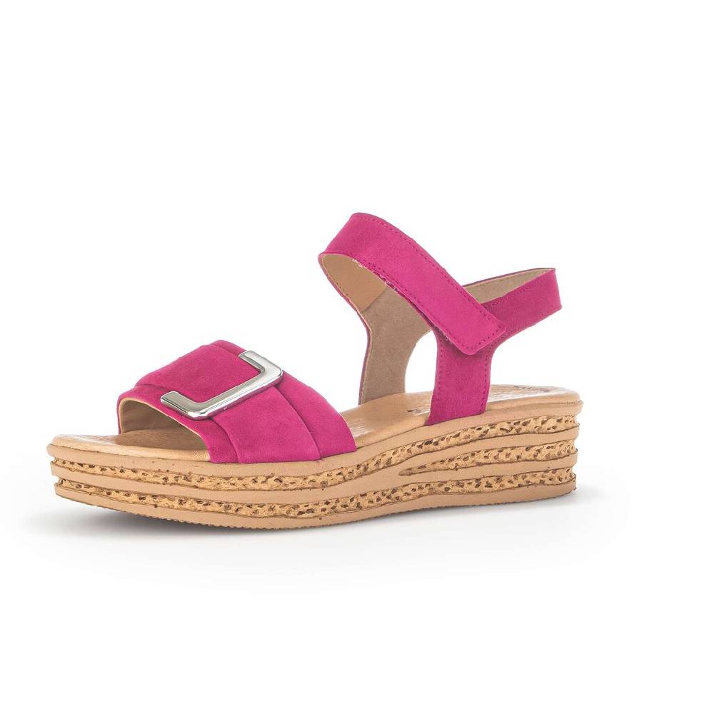 Pius Gabor Plateau Sandale Pink