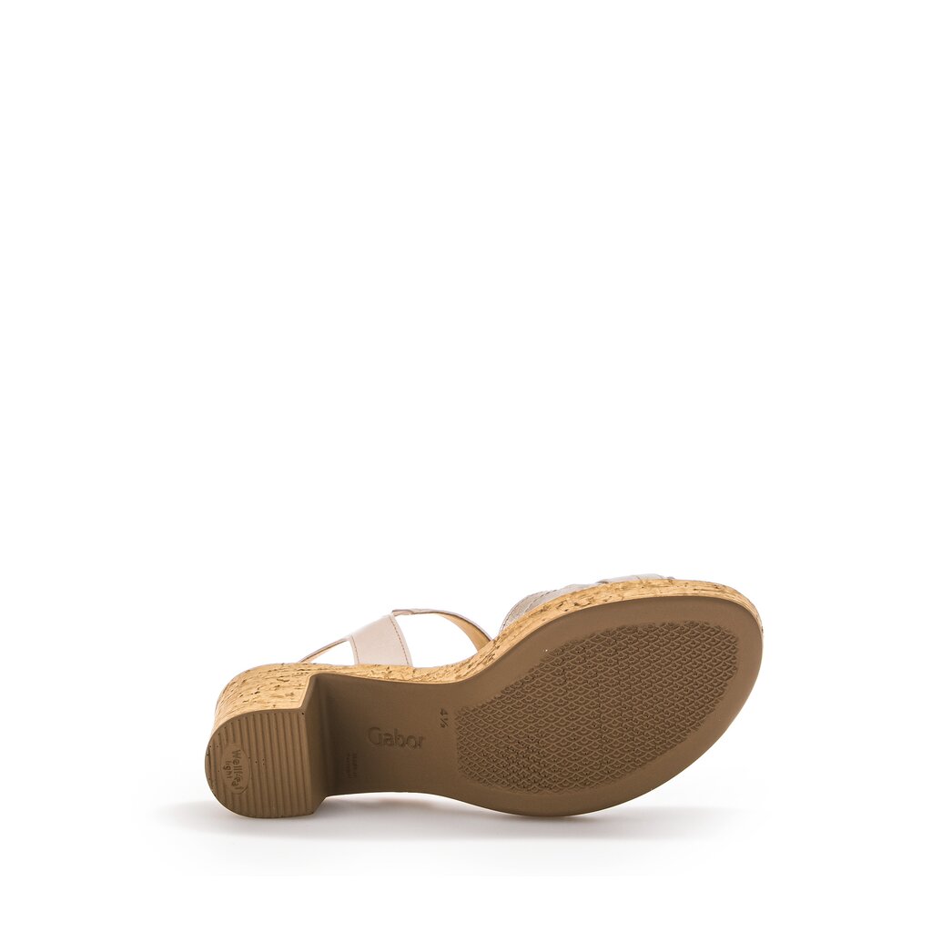 Pius Gabor Plateau Sandale Rosa