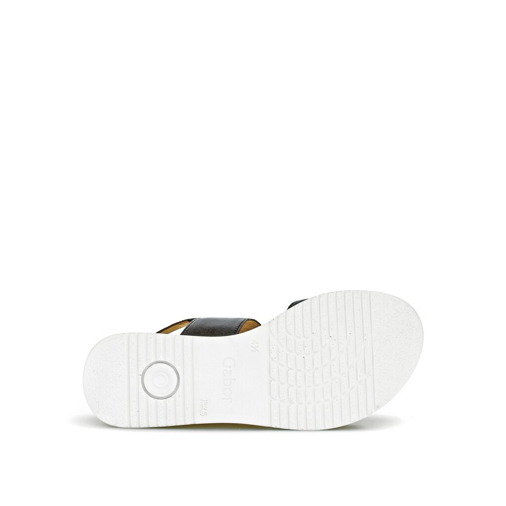 Pius Gabor Plateau Sandale Schwarz