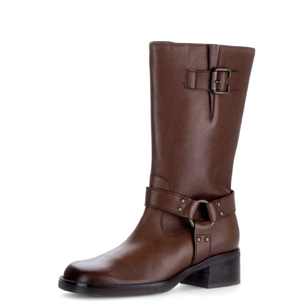 Pius Gabor Plateau Stiefel Braun