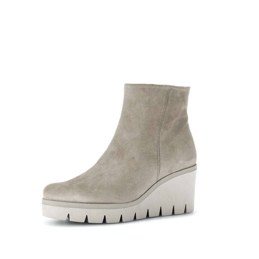 Pius Gabor Plateau Stiefelette Beige