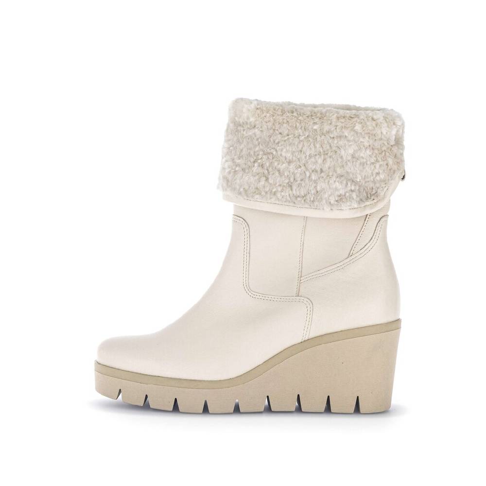 Pius Gabor Plateau Stiefelette beige