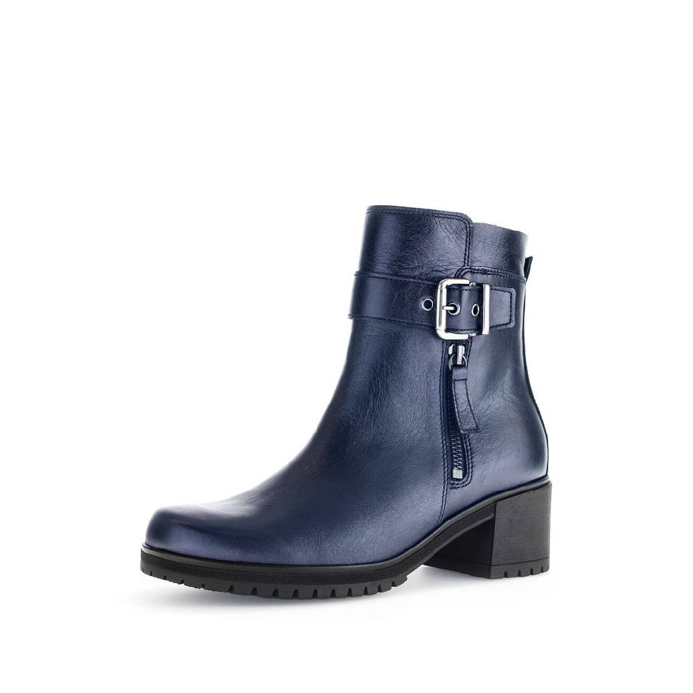 Pius Gabor Plateau Stiefelette Blau