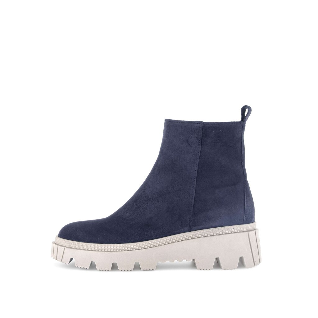 Pius Gabor Plateau Stiefelette blau