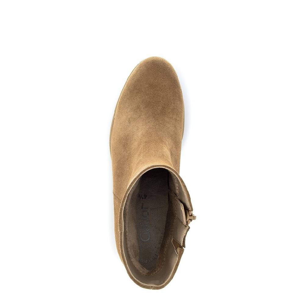 Pius Gabor Plateau Stiefelette Braun