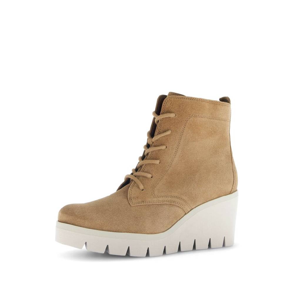 Pius Gabor Plateau Stiefelette Braun