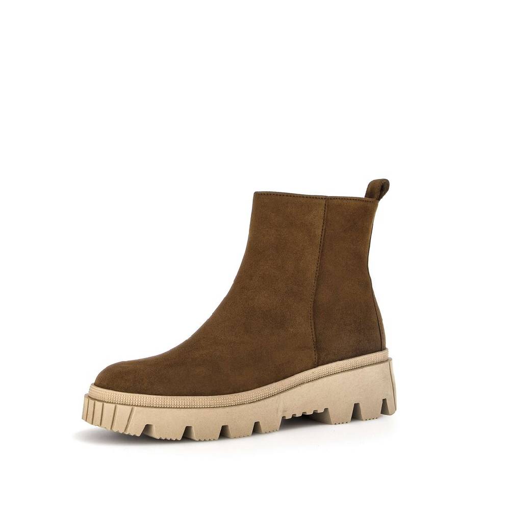 Pius Gabor Plateau Stiefelette Braun