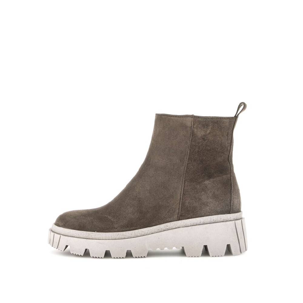 Pius Gabor Plateau Stiefelette grau