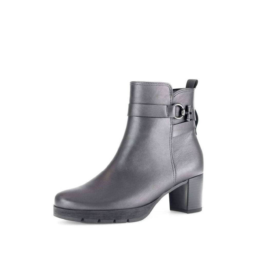 Pius Gabor Plateau Stiefelette Grau