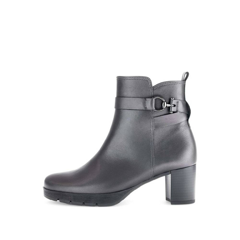 Pius Gabor Plateau Stiefelette grau