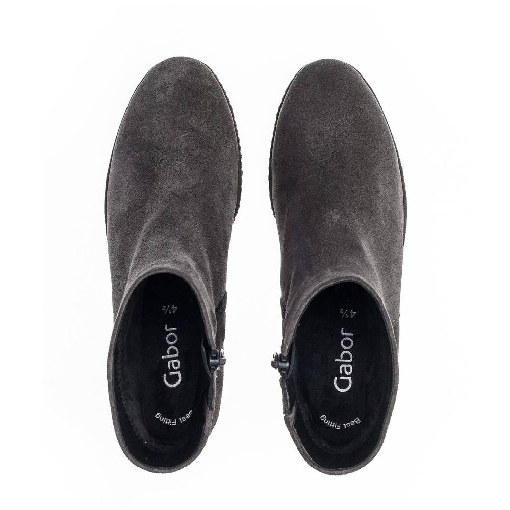 Pius Gabor Plateau Stiefelette Grau