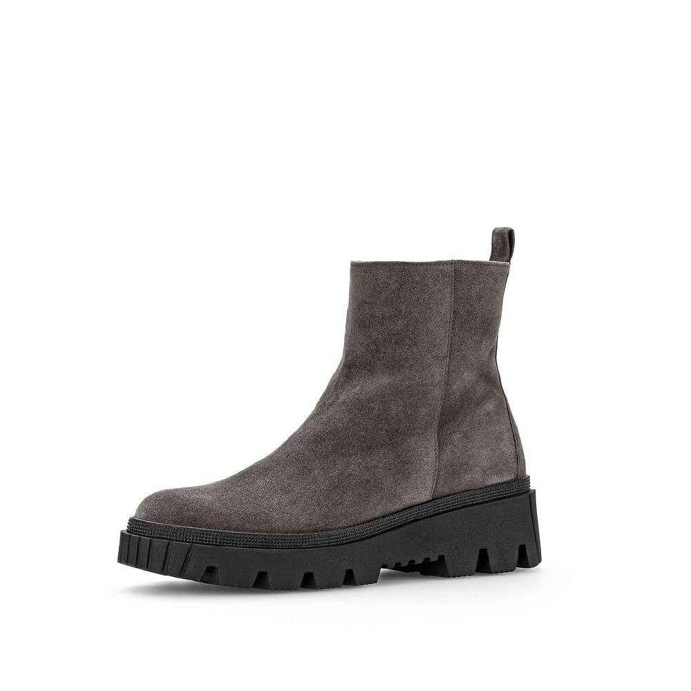 Pius Gabor Plateau Stiefelette Grau