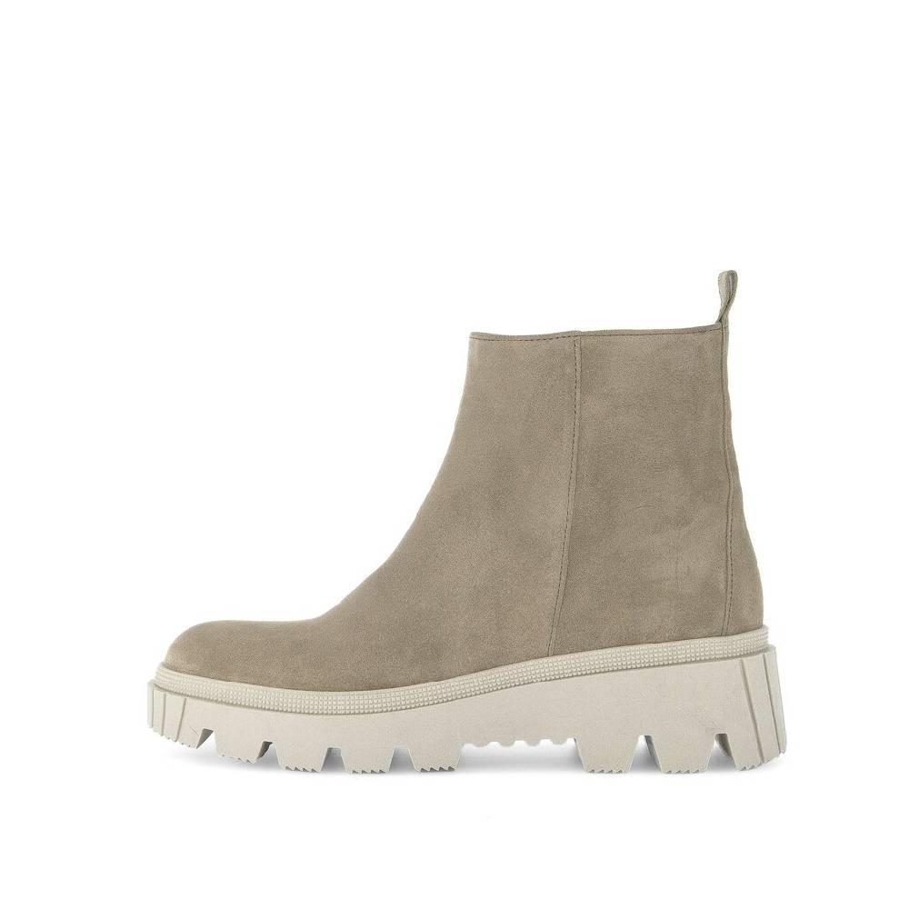 Pius Gabor Plateau Stiefelette grün