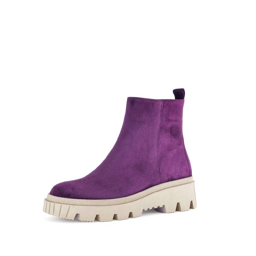 Pius Gabor Plateau Stiefelette Lila