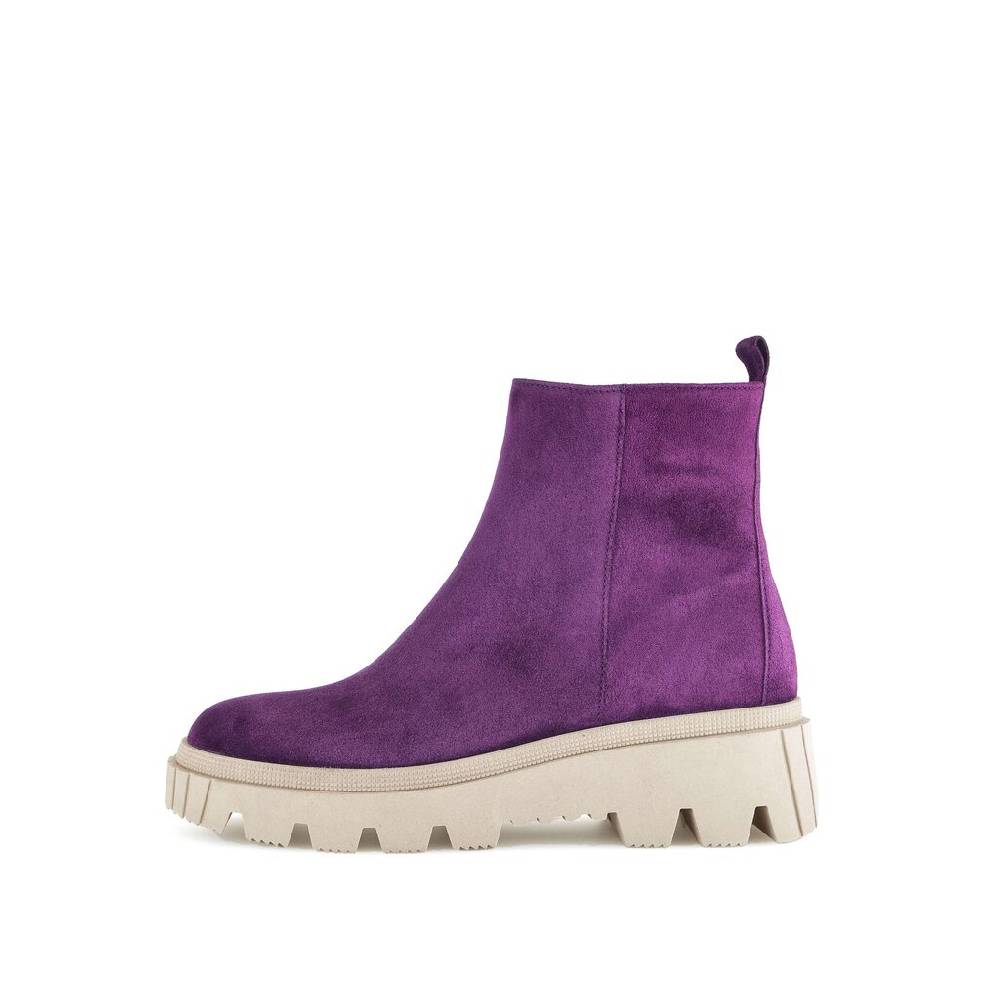 Pius Gabor Plateau Stiefelette lila