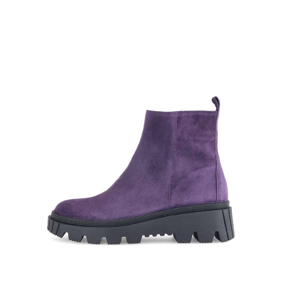 Pius Gabor Plateau Stiefelette lila