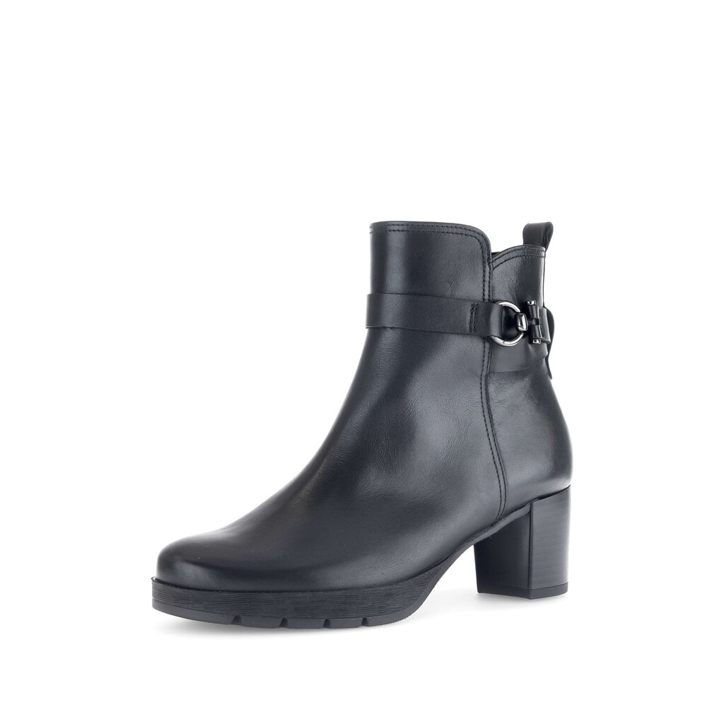 Pius Gabor Plateau Stiefelette Schwarz