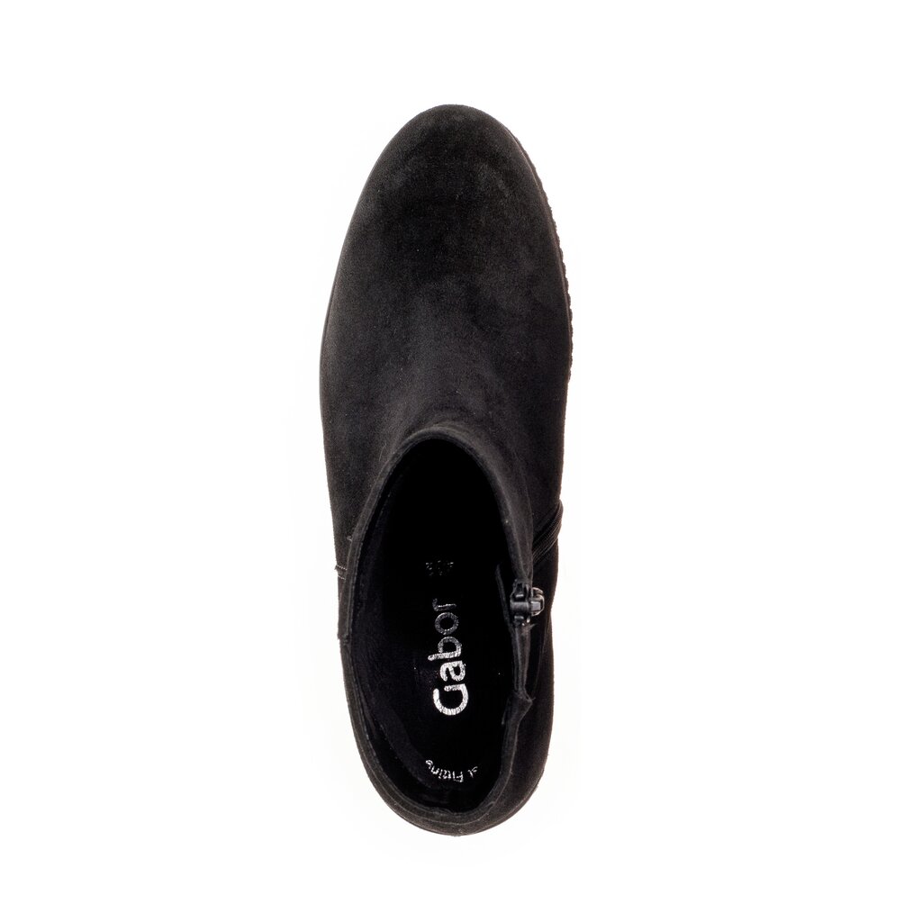 Pius Gabor Plateau Stiefelette Schwarz